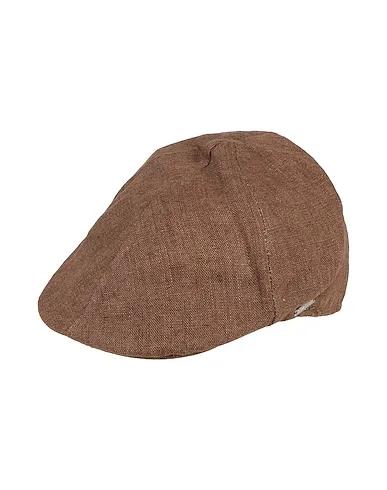 Khaki Plain weave Hat