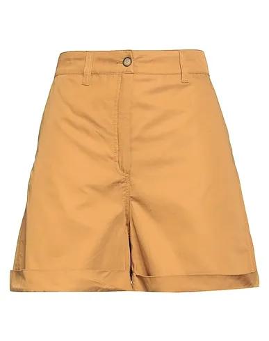 Khaki Plain weave Shorts & Bermuda