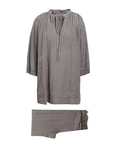 Khaki Plain weave Sleepwear