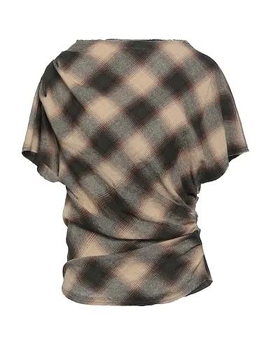 Khaki Plain weave T-shirt