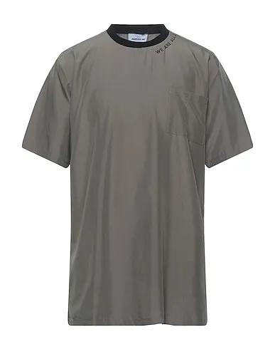 Khaki Plain weave T-shirt