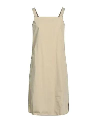 Khaki Poplin Short dress