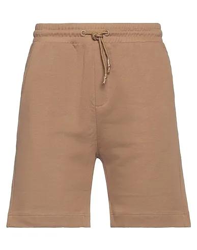 Khaki Sweatshirt Shorts & Bermuda