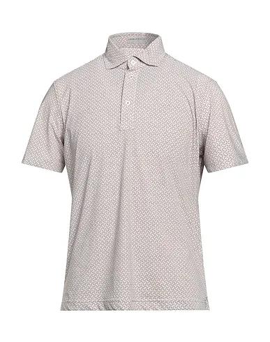 Khaki Synthetic fabric Polo shirt