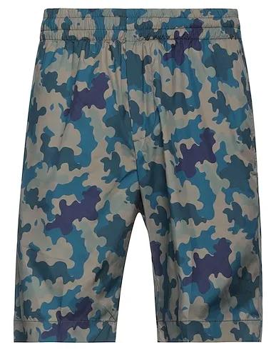 Khaki Techno fabric Shorts & Bermuda