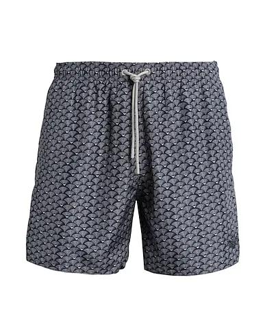 Khaki Techno fabric Swim shorts