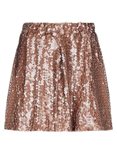 Khaki Tulle Mini skirt