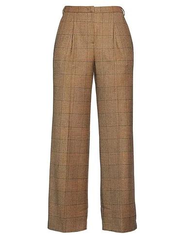 Khaki Tweed Casual pants