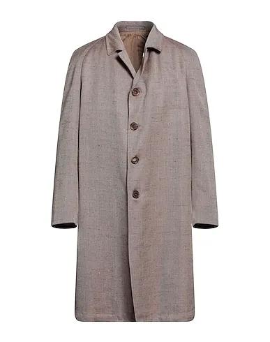 Khaki Tweed Coat