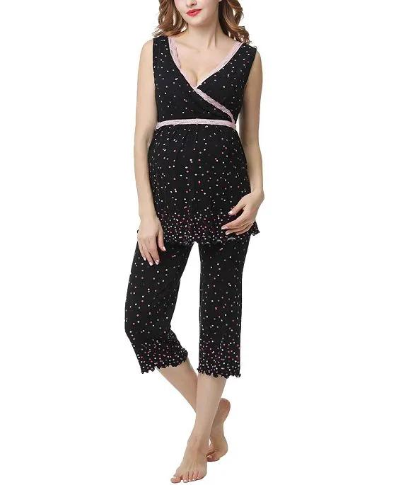Kimi & Kai Joy Maternity Nursing Pajama Set