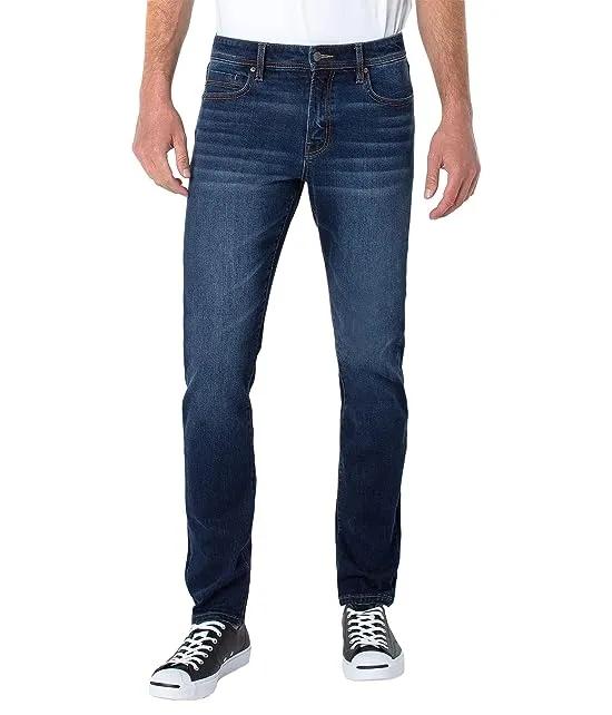 Kingston Modern Slim Straight Jeans in Thompson