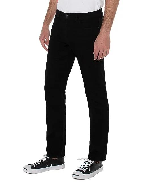 Kingston Modern Straight Jeans in Jet Black
