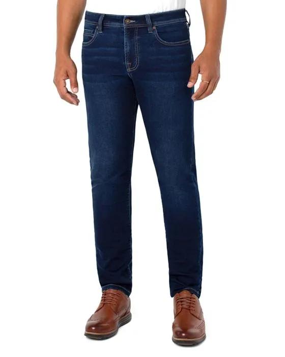 Kingston Slim Straight French Terry Jeans