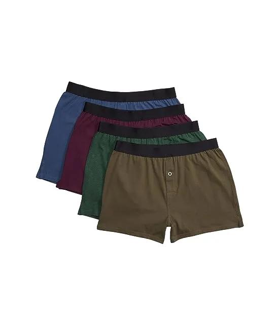 Knit Boxers 4-Pack