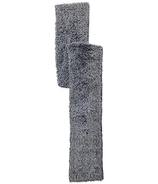 Knitted Faux Fur Scarf