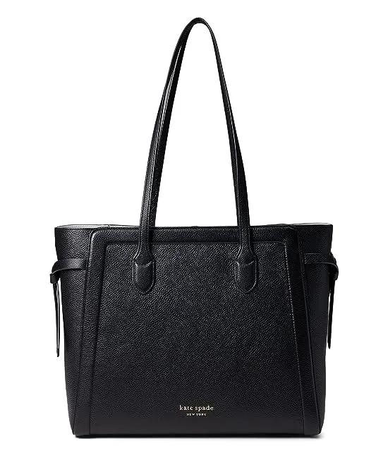 Knott Pebbled Leather Large Tote
