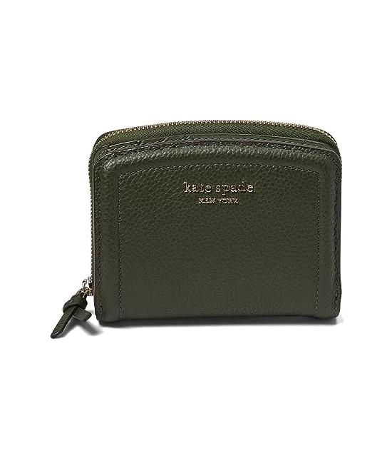 Knott Pebbled Leather Small Compact Wallet