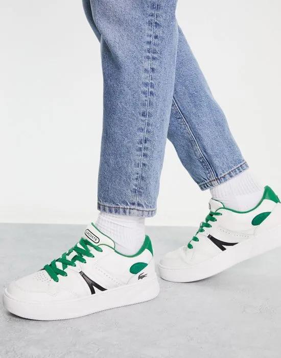 L005 Sneakers In White Green