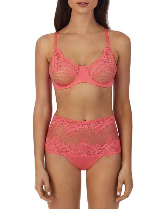 Lace Allure Unlined Underwire Demi Bra