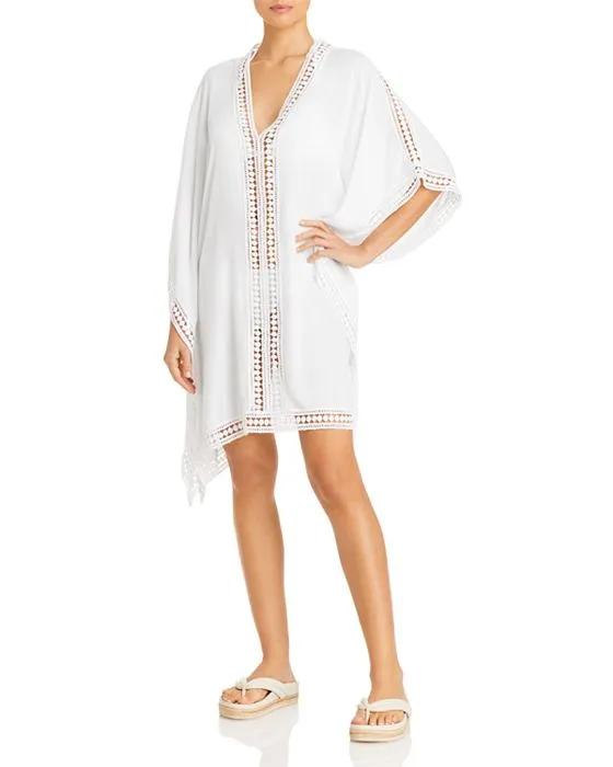 Lace Trim Tunic Swim Cover-Up - 100% Exclusive