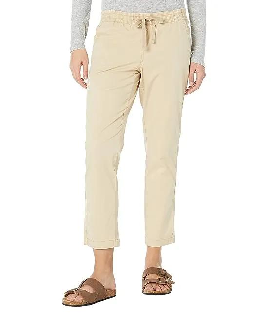Lakewashed Chino Pull-On Pants Ankle