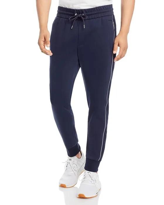 Lamont 260_Ps 102489 Cotton Blend Piped Regular Fit Jogger Pants