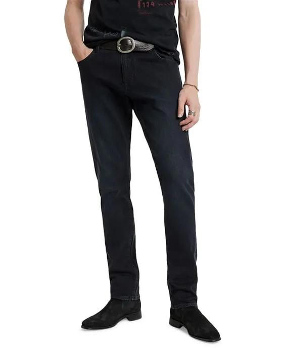 Landon J701 Regular Fit Jeans in Blue Black
