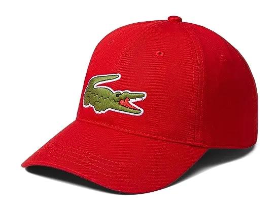 Large Croc Logo Cotton Cap