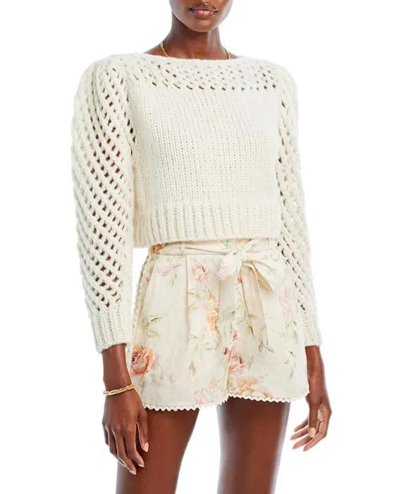 Larson Cropped Pullover Sweater