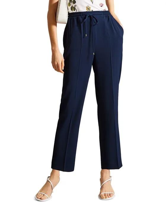 Laurai Slim Cut Ankle Joggers