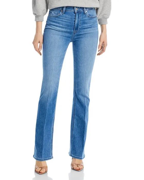 Laurel Canyon High Rise Bootcut Jeans in Bellflower Distressed