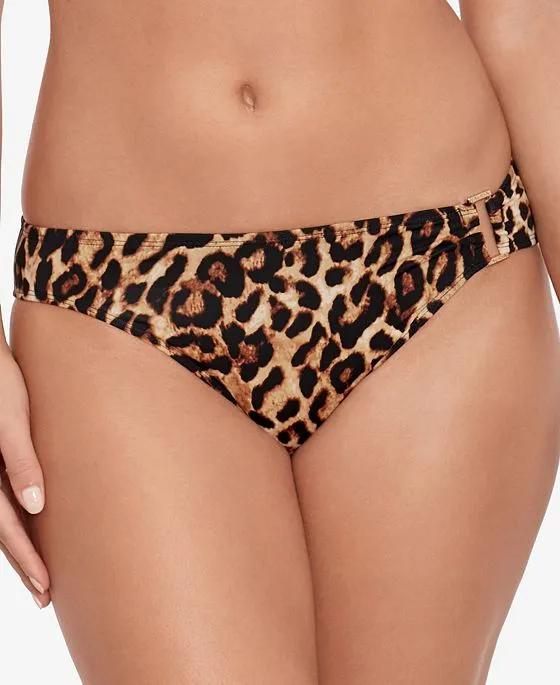 Lauren  Ralph Lauren Women's Leopard-Print Bikini Bottoms