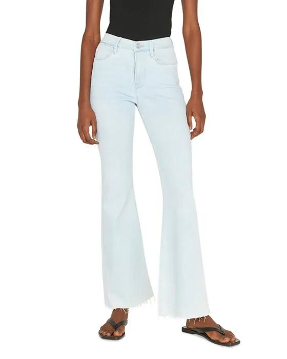 Le Easy High Rise Flare Jeans in Clarity