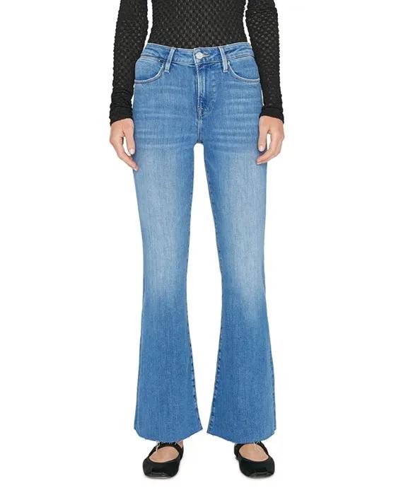 Le Easy High Rise Flare Jeans in Drizzle