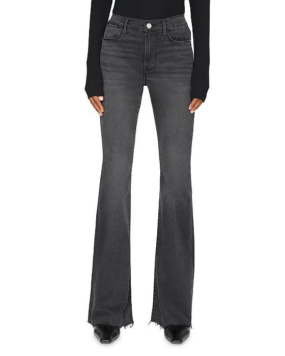 Le High Rise Flare Jeans in Billups
