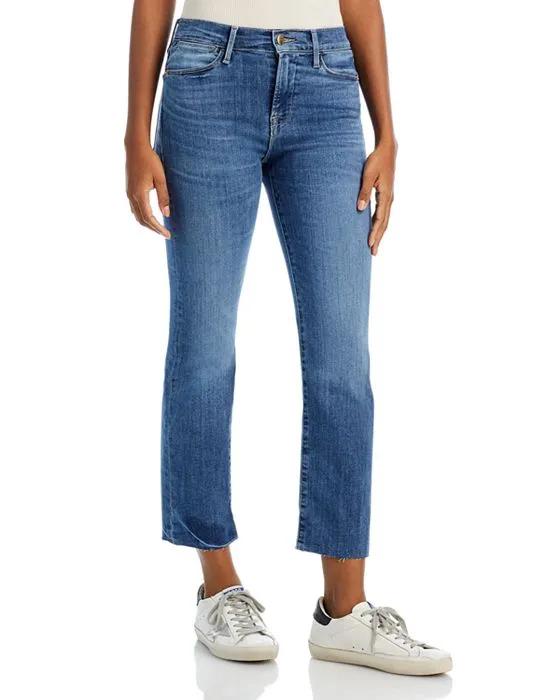 Le High Rise Straight Jeans in Eros