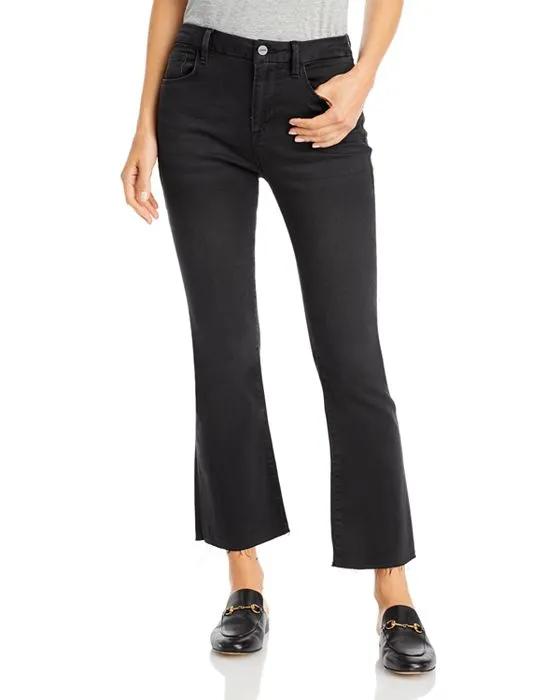 Le Mid Rise Cropped Bootcut Jeans in Kerry
