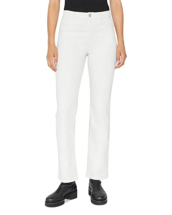 Le Super High Rise Straight Jeans in Au Natural