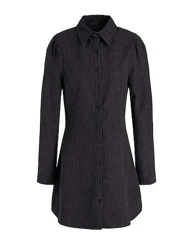 Lead Flannel Short dress PINSTRIPE MINI SHIRT DRESS
