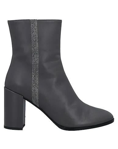 Lead Leather Ankle boot