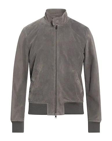 Lead Leather Bomber