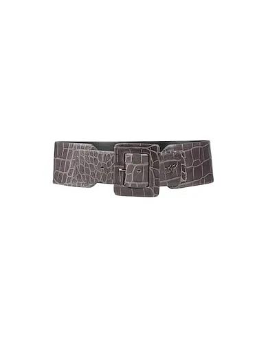 Lead Leather High-waist belt