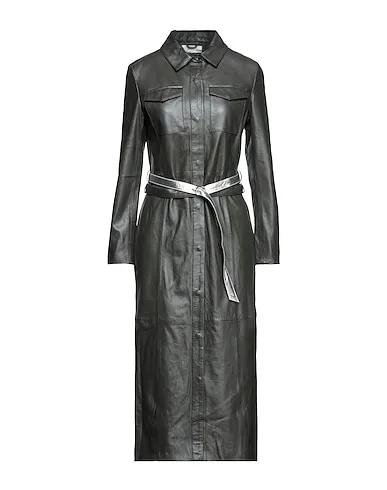 Lead Leather Midi dress
