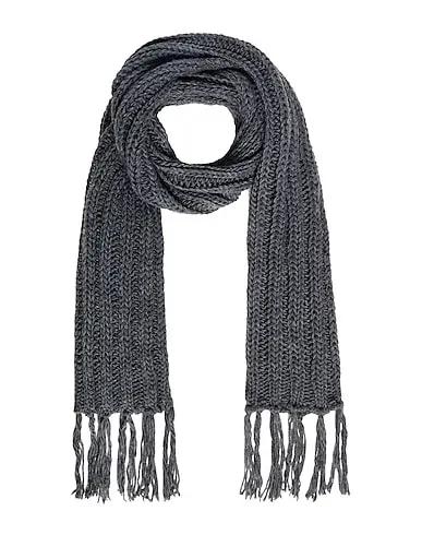 Lead Scarves and foulards RIBBED CHUNKY KNIT FRINGED SCARF
