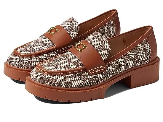 Leah Textured Jacquard Loafer