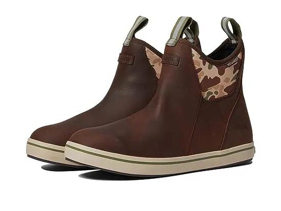 Leather Ankle Deck Boot