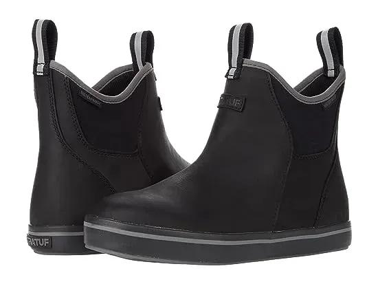 Leather Ankle Deck Boot