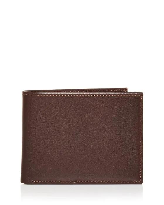 Leather Bi Fold Wallet - 100% Exclusive