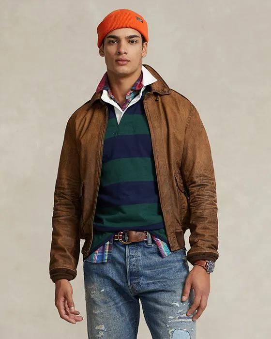 Leather Flight Jacket