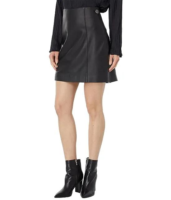 Leather Miniskirt